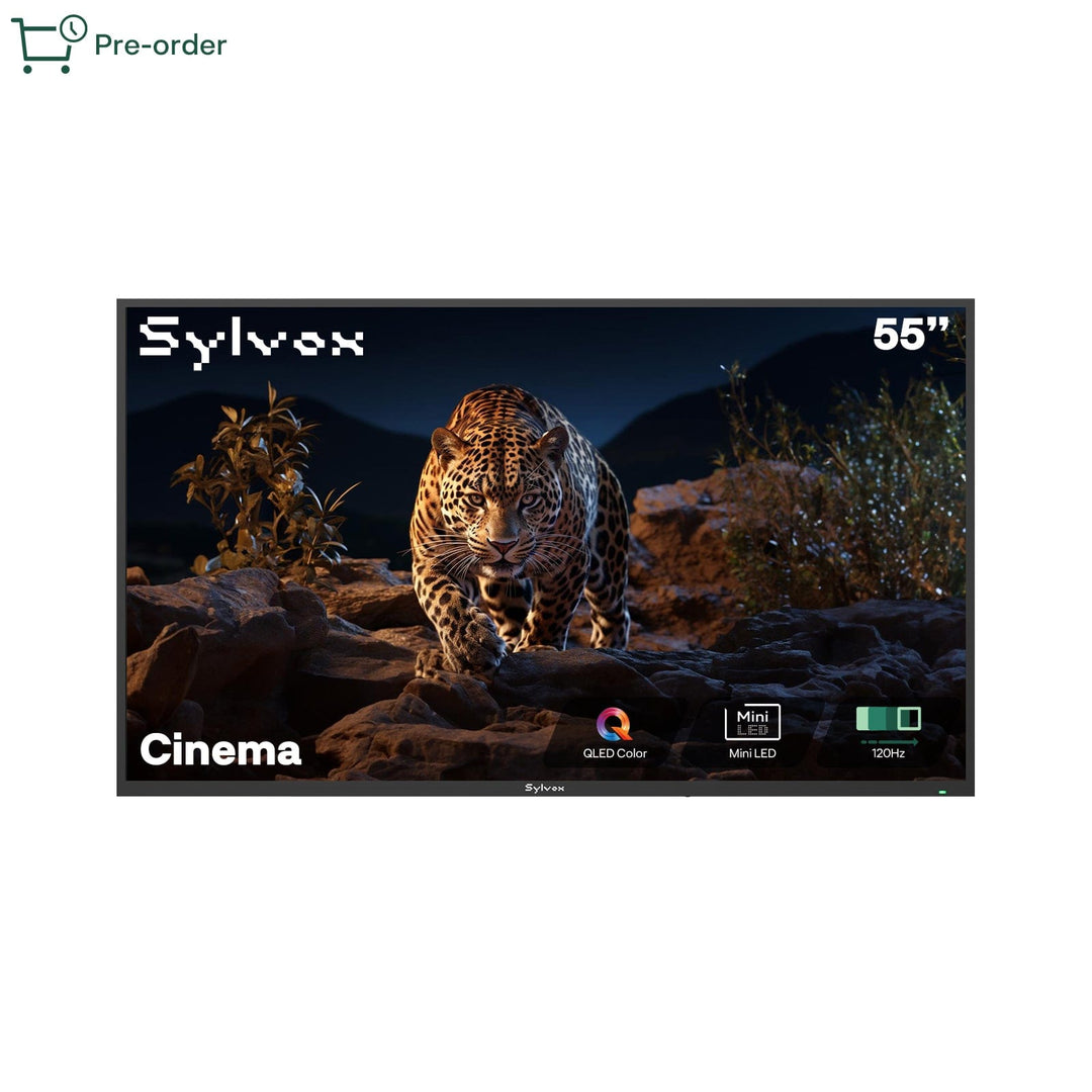 TV para Exterior Sylvox Cinema 55" Helio QLED - Modelo 2026 (120 HZ y 2000 nits)