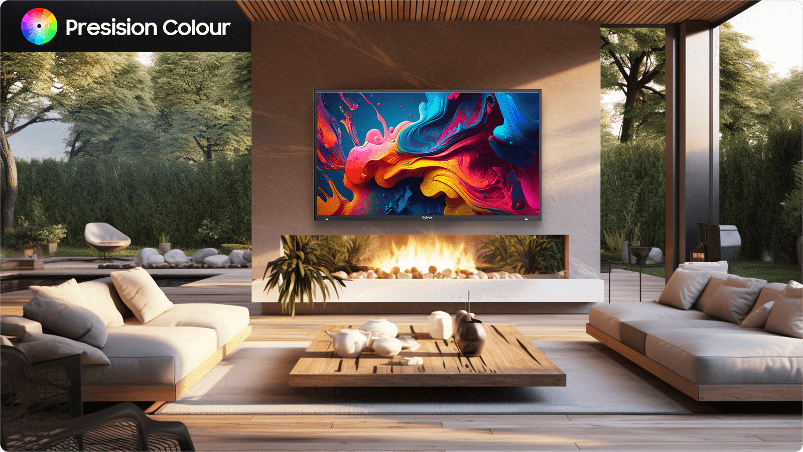 TV QLED para exterior 