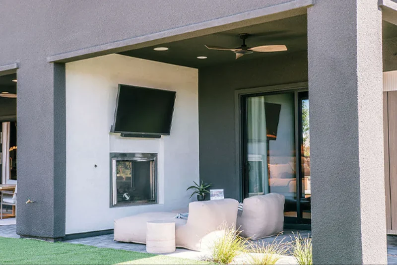 A Cozy Patio Made for Outdoor Viewing