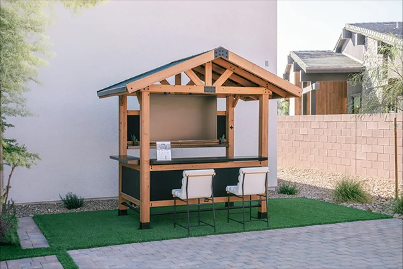 Outdoor bar or gazebo