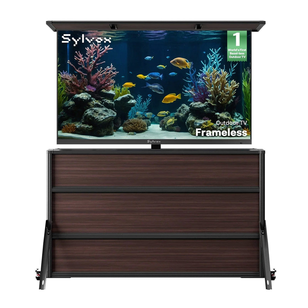 Gabinete de 75" + Sin marco de 75" (Sol parcial)