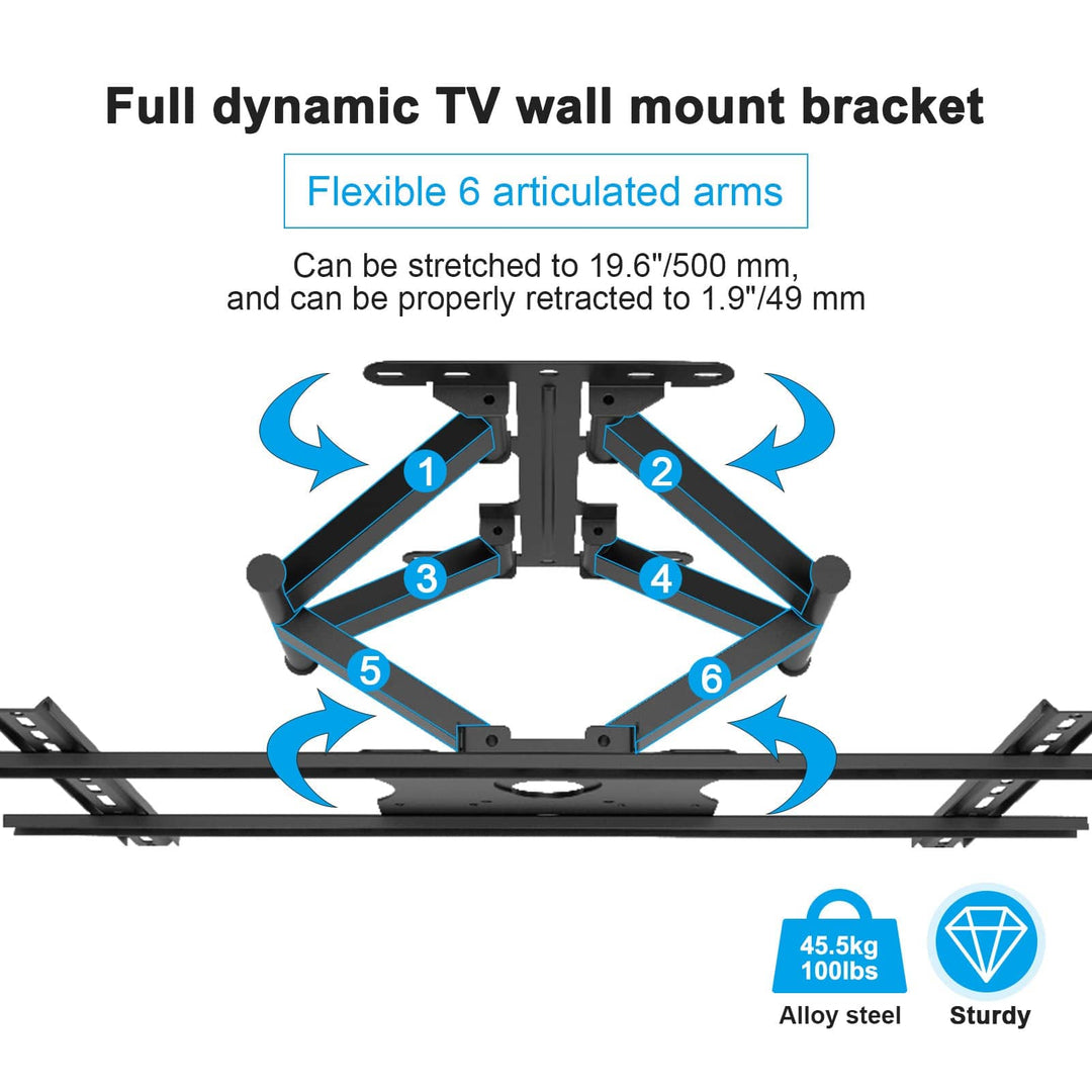 Soporte de Pared para TV Exterior