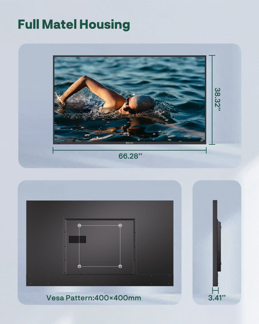 75" Waterproof Outdoor TV-2025 Gaming Serie (120HZ)