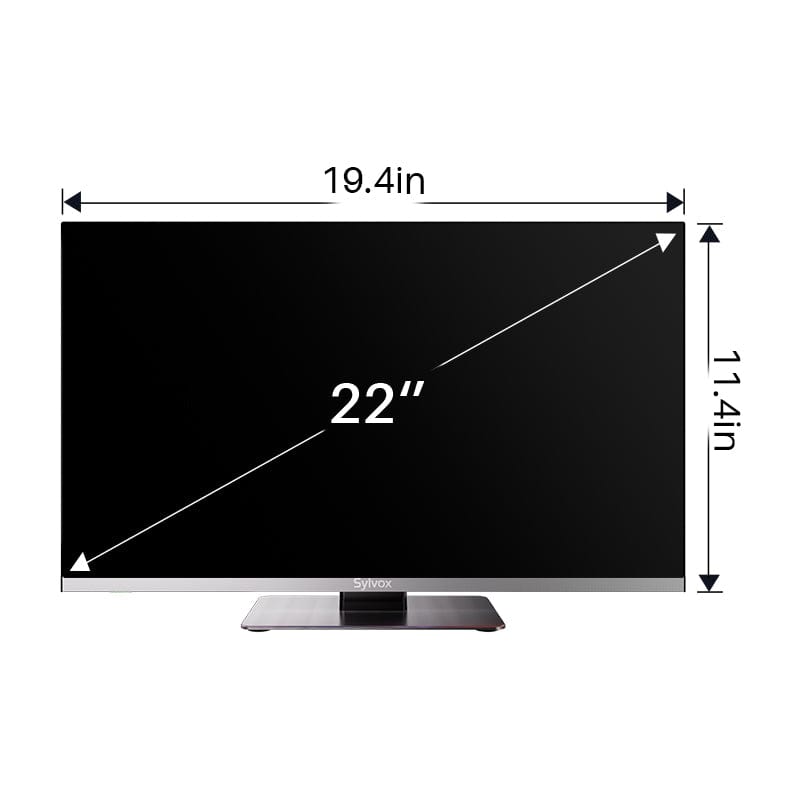 Smart TV de 22" para RV de 12V - Serie Limo (con Combo DVD)