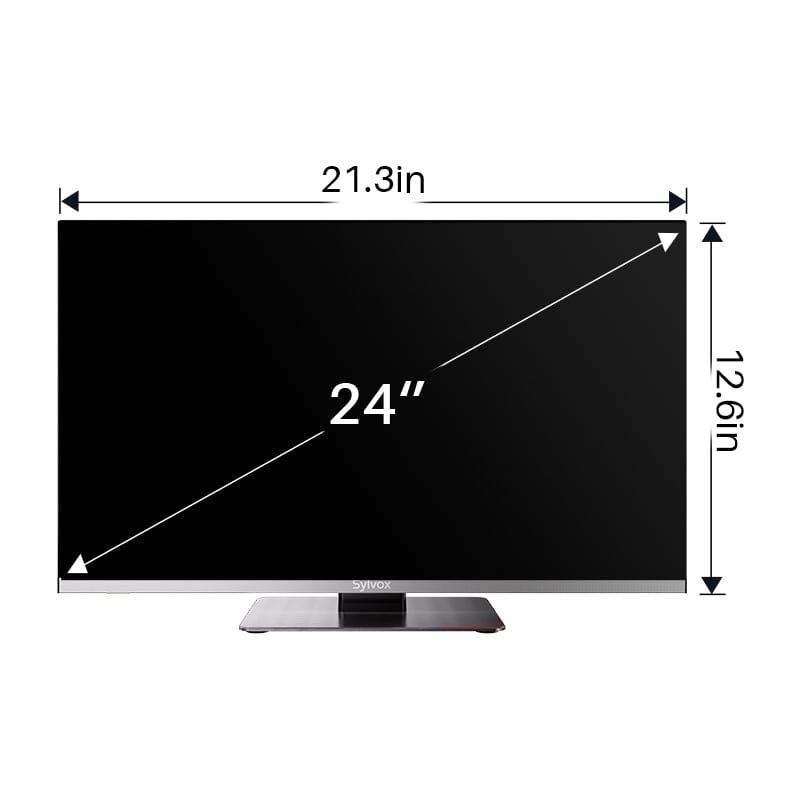 Smart TV de 24" para RV de 12V - Serie Limo (con Combo DVD)