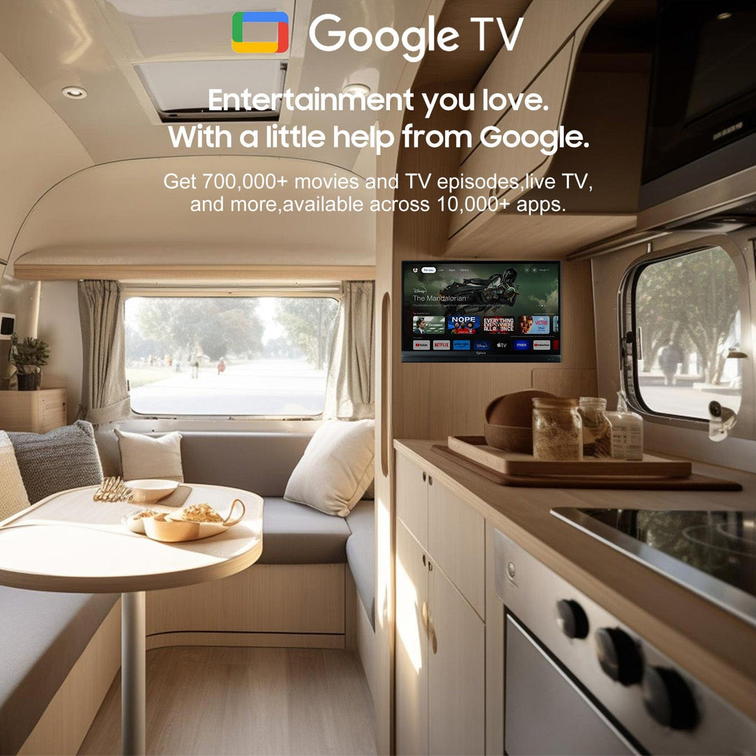 Smart TV de 32" para RV de 12V (Google TV) - Serie Vehicle