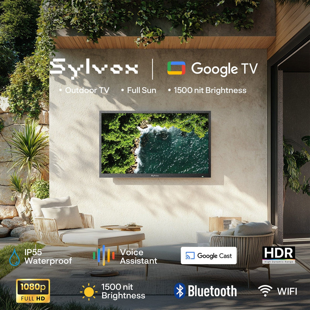TV para exterior de 32" (Google TV) - Pool SE (Brillo de 1500 nits)