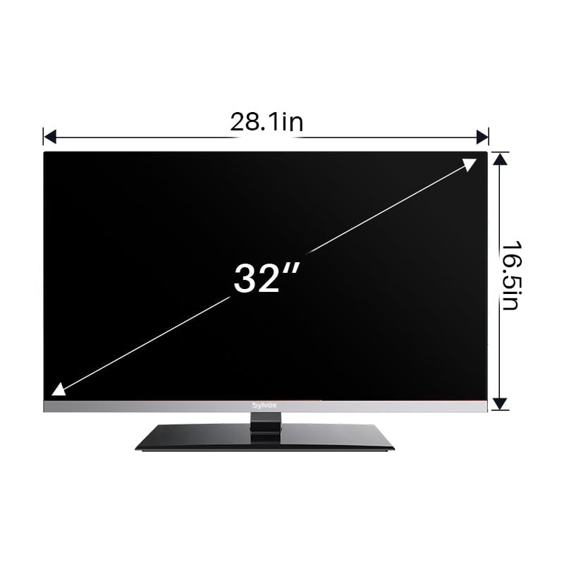Smart TV de 32" para RV de 12V - Serie Limo (con Combo DVD)