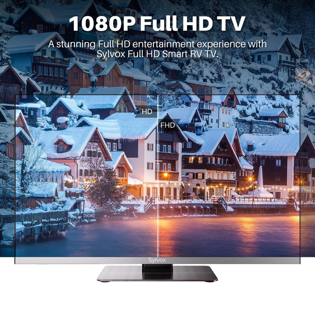 Smart TV de 32" para RV de 12V - Serie Limo (con Combo DVD)