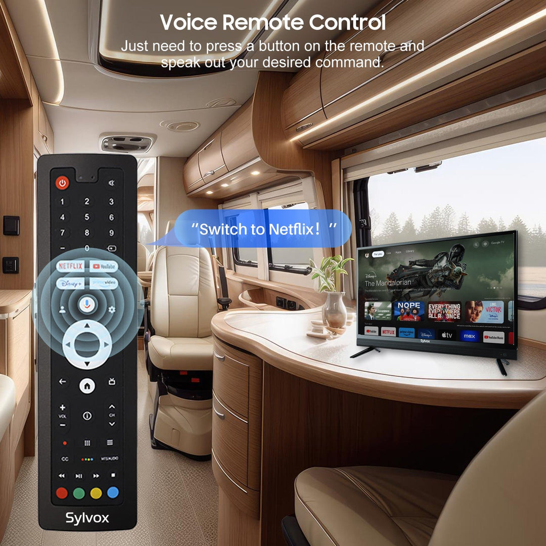 Smart TV de 32" para RV de 12V (Google TV) - Serie Vehicle