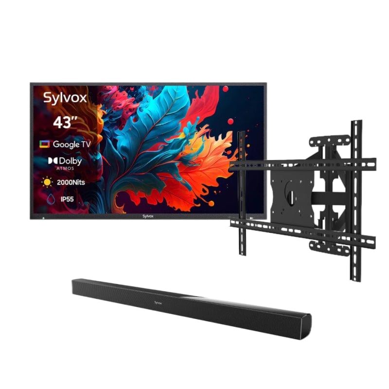 TV para Exterior QLED premium de 43" con Google - Serie Pool Pro QLED 3.0 2026