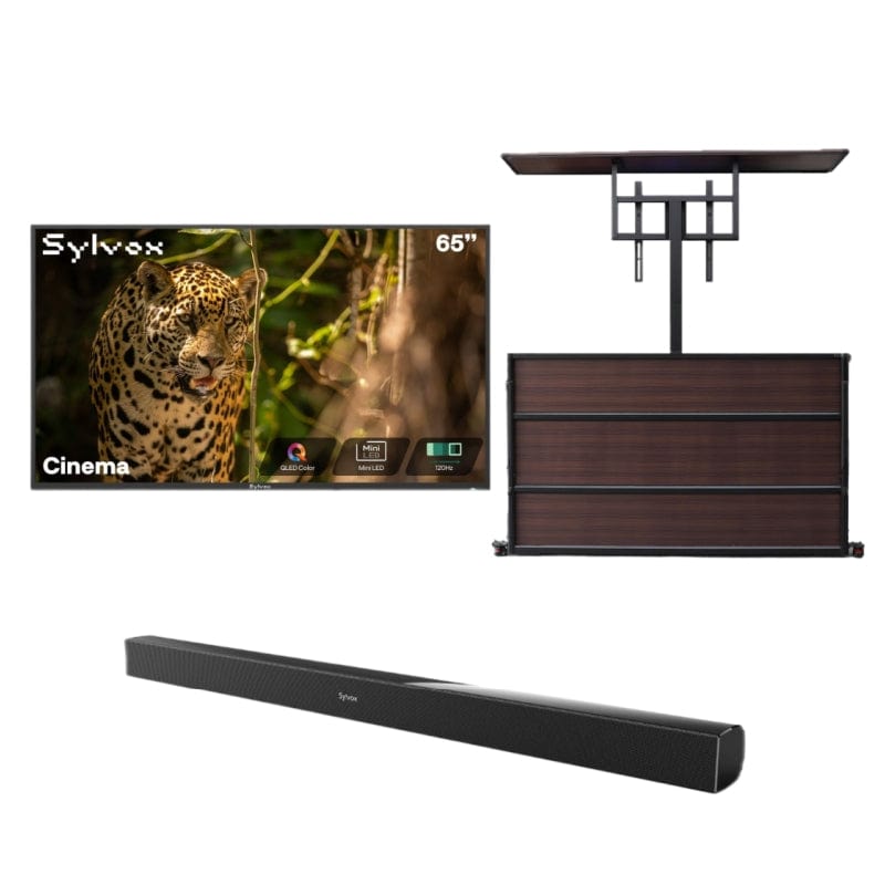 TV para Exterior Sylvox Cinema 65" Helio QLED - Modelo 2026 (120 HZ y 2000 nits)