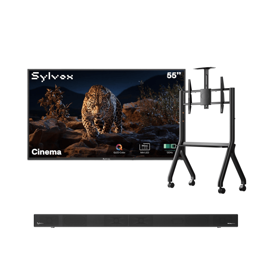 TV para Exterior Sylvox Cinema 55" Helio QLED - Modelo 2026 (120 HZ y 2000 nits)