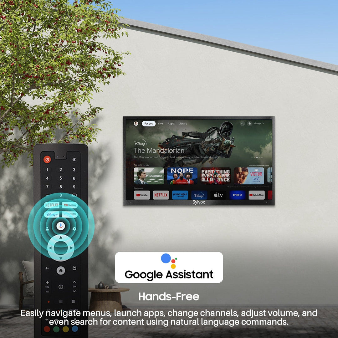 TV para exterior avanzada QLED Google de 55" - 2026 Deck Pro QLED 3.0