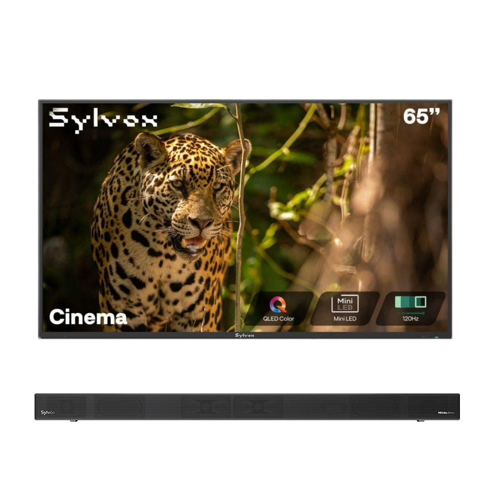 TV para Exterior Sylvox Cinema 65" Helio QLED - Modelo 2026 (120 HZ y 2000 nits)