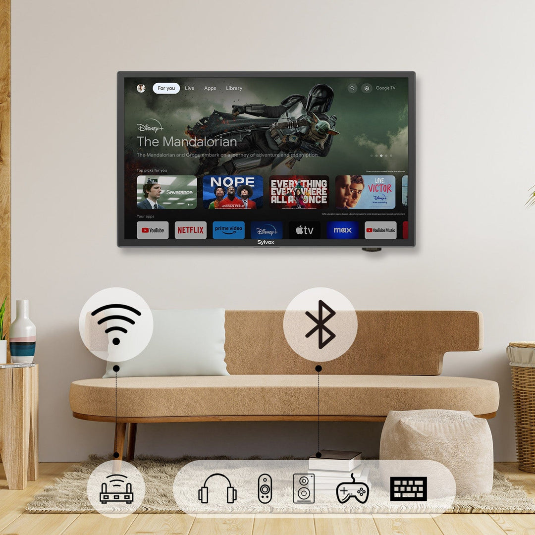 TV Google de 12 V para vehículos recreativos de 24" - Serie Vehicular