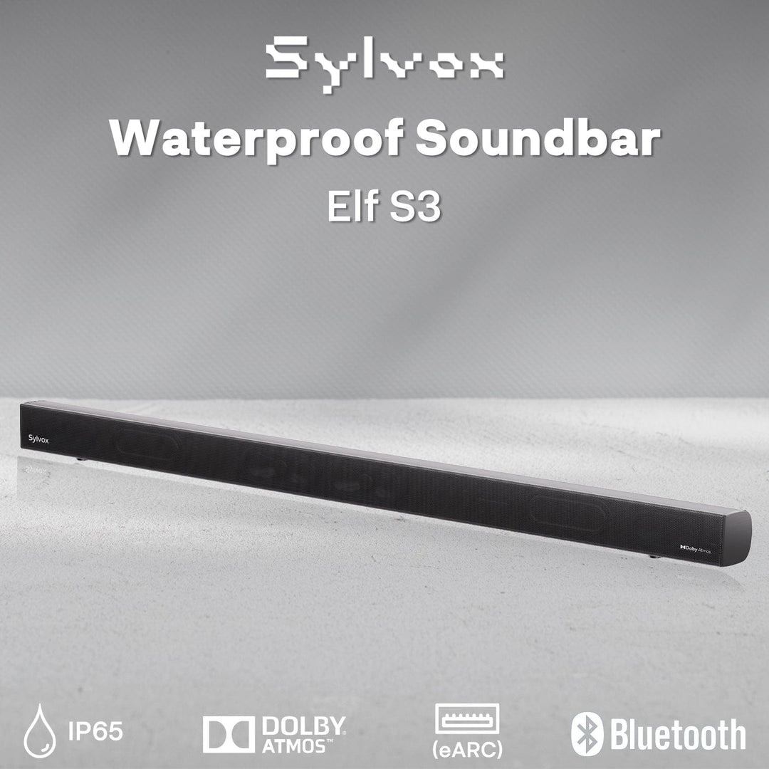 Barra de sonido para TV para Exterior Resistente al agua Elf S3 con Bluetooth 5.3