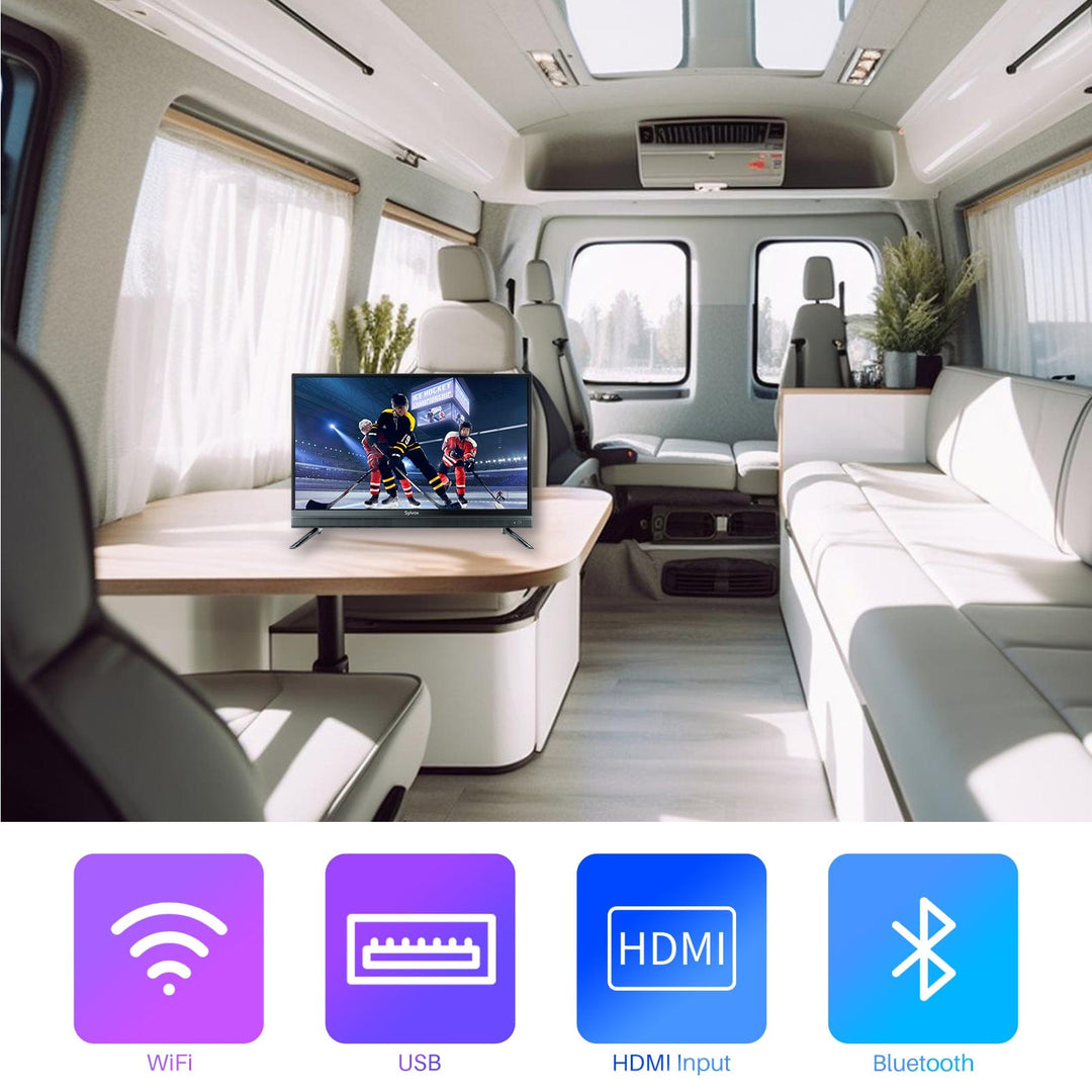 TV Google de 12 V para vehículos recreativos de 32" - Serie Vehicular