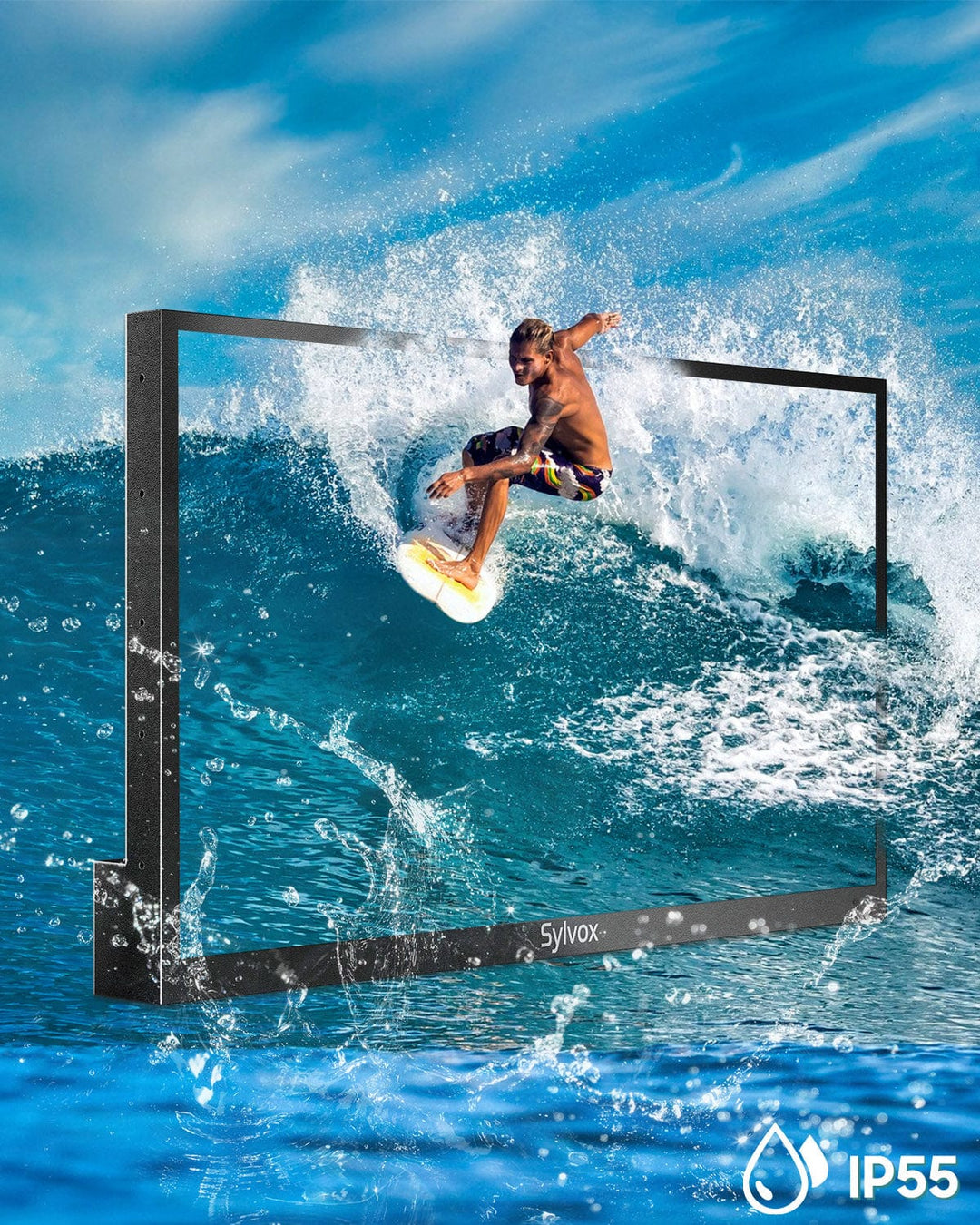 75" Premium QLED Google Outdoor TV - 2026 Pool Pro QLED 3.0 Series