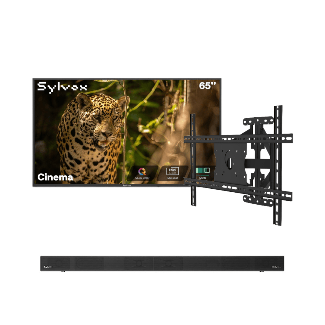 TV para Exterior Sylvox Cinema 75" Helio QLED - Modelo 2026 (120 HZ y 2000 nits)