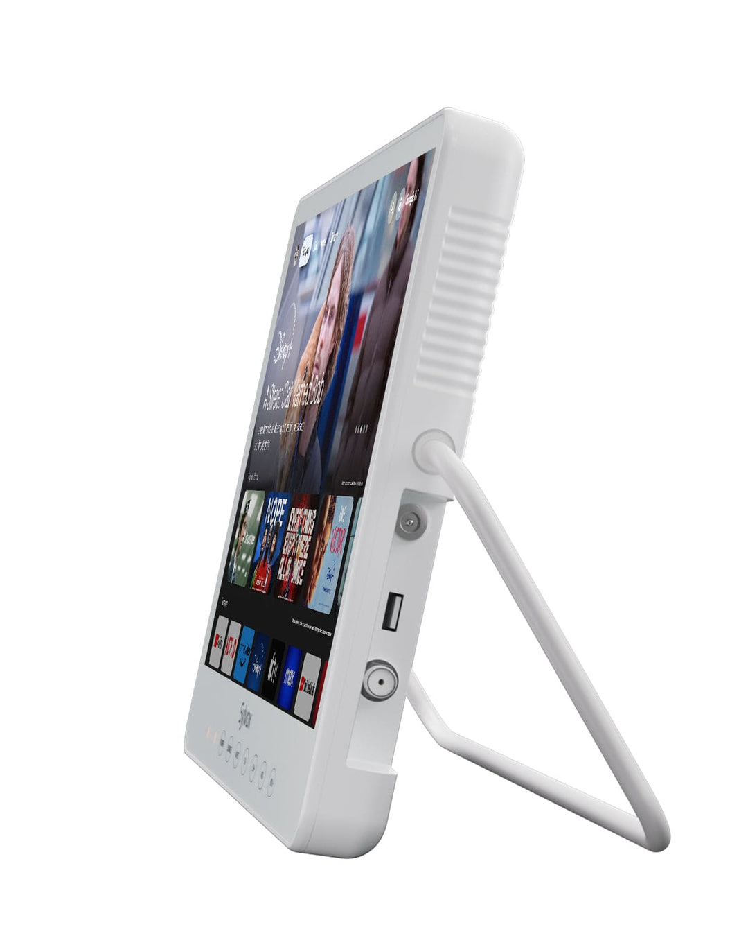 TV inteligente portátil de 15.6" con batería y Resistente al agua