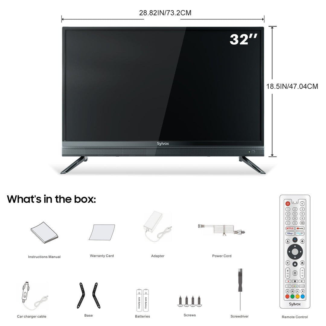 TV Google de 12 V para vehículos recreativos de 32" - Serie Vehicular
