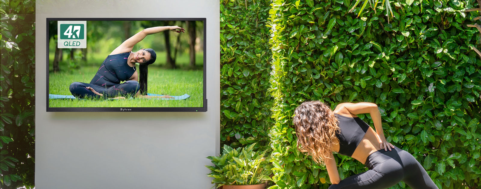 smart tv para terraza de alta luminosidad 4k