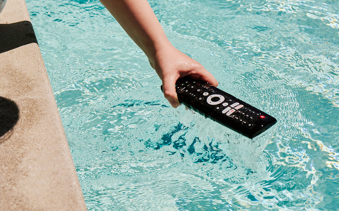 Smart TV para patio con sistema Google TV