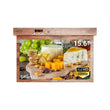 TV inteligente bajo gabinete de 15.6" - TV de cocina de caoba