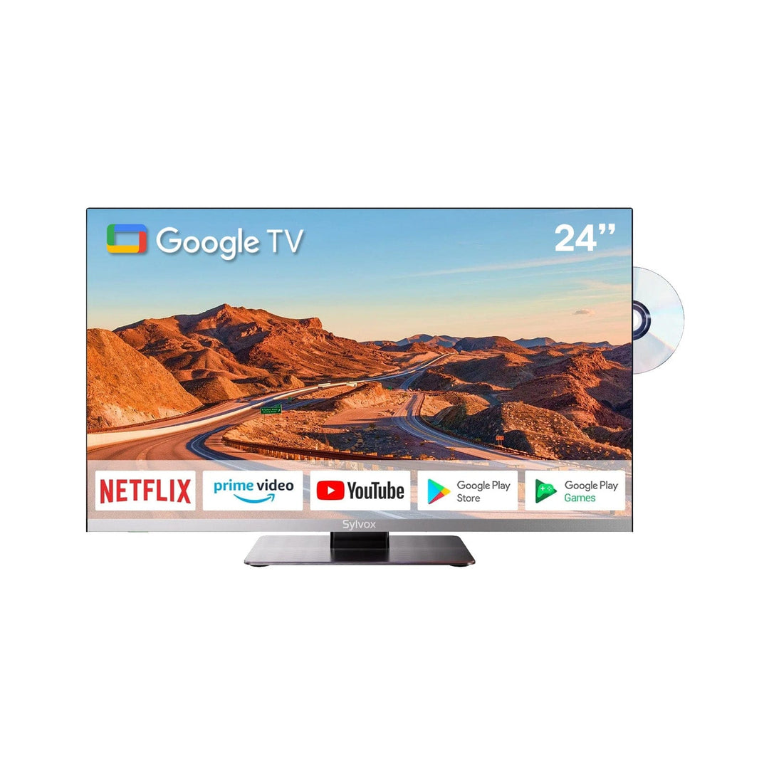 Smart TV de 24" para RV de 12V - Serie Limo (con Combo DVD)
