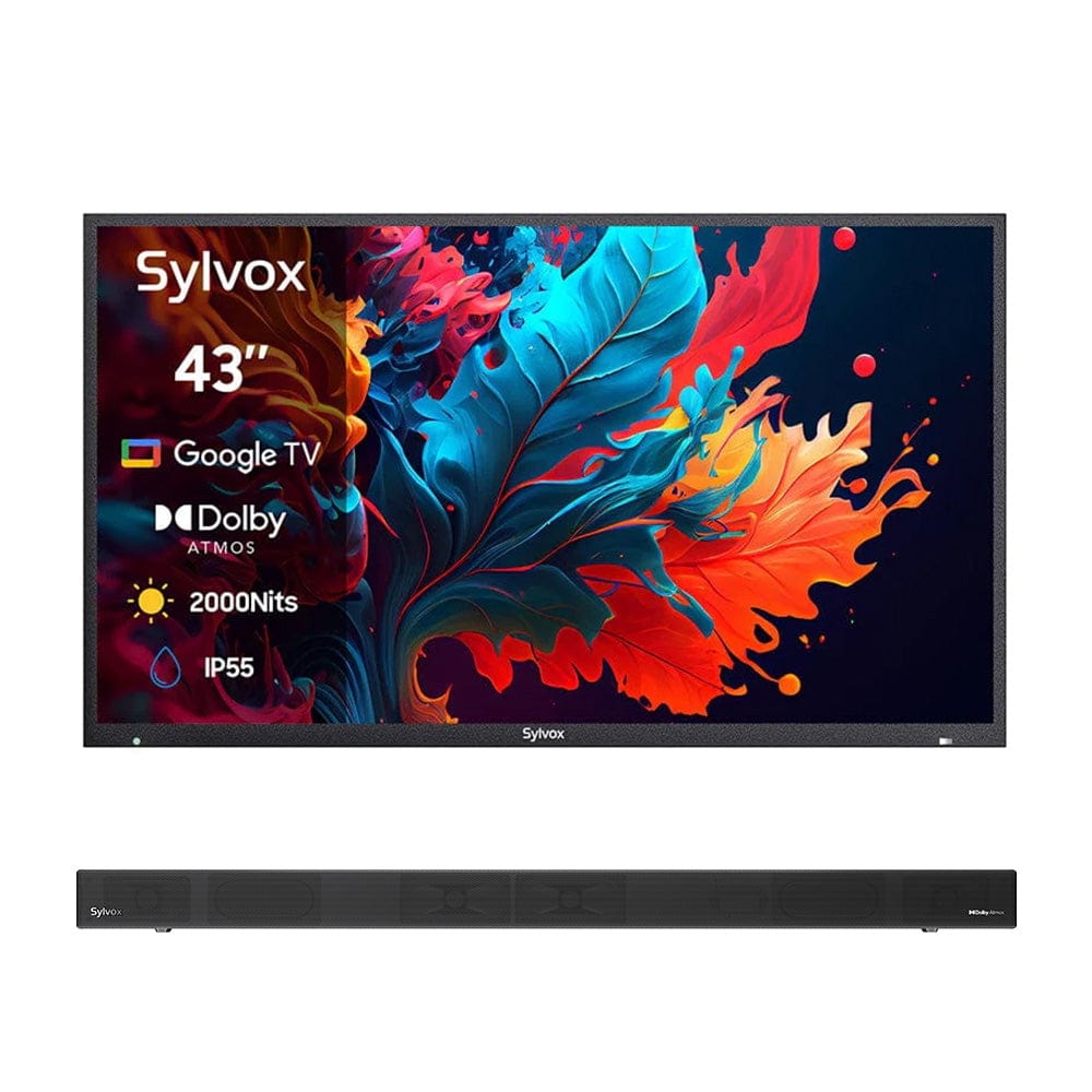 TV para Exterior QLED premium de 43" con Google - Serie Pool Pro QLED 3.0 2026