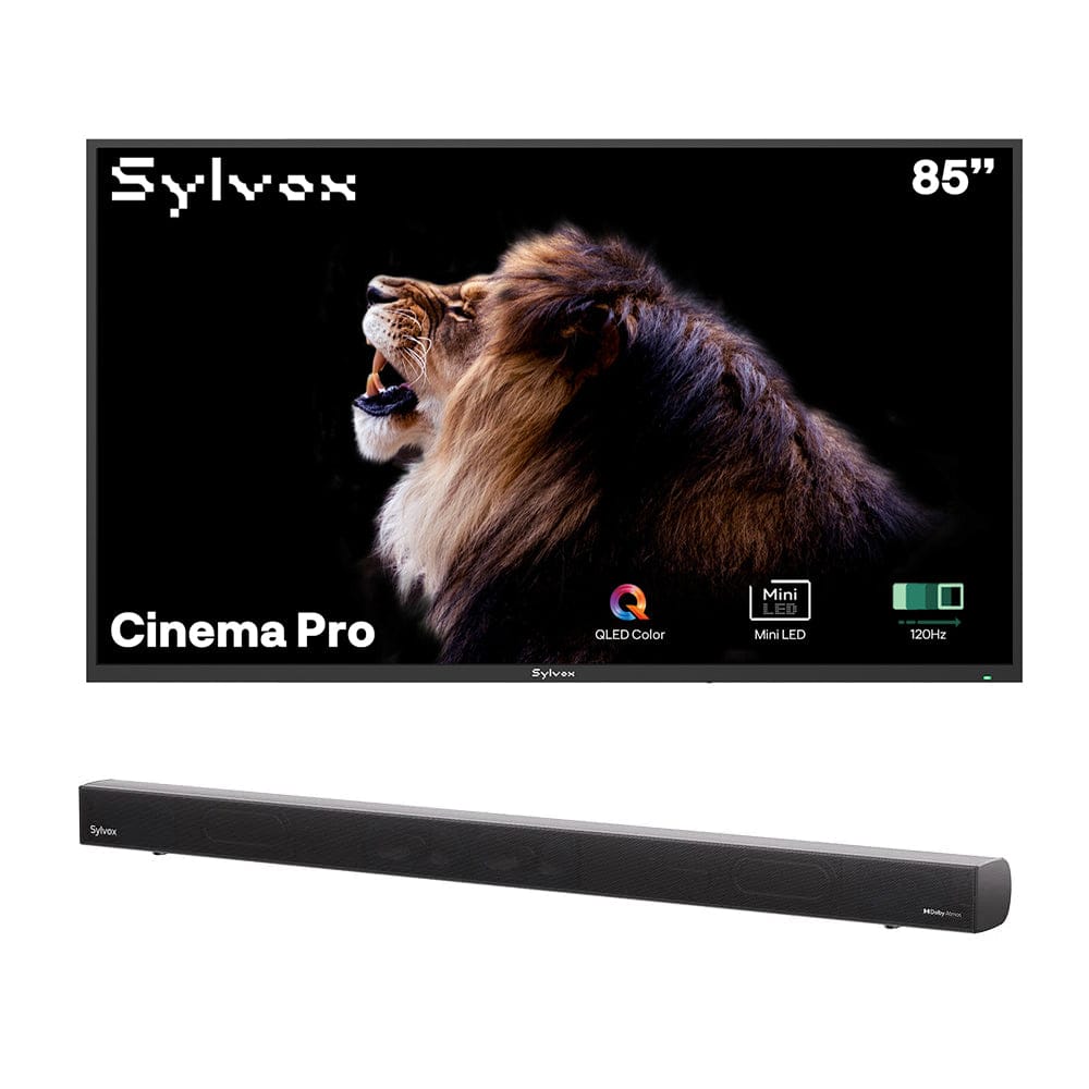 Sylvox Cinema Pro 85" Helio QLED TV para exterior-(3500Nits, 120HZ)