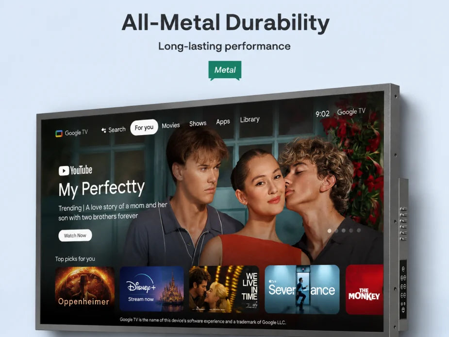 TV para Exterior QLED avanzada de 65" con Google - Deck Pro QLED 3.0 2026