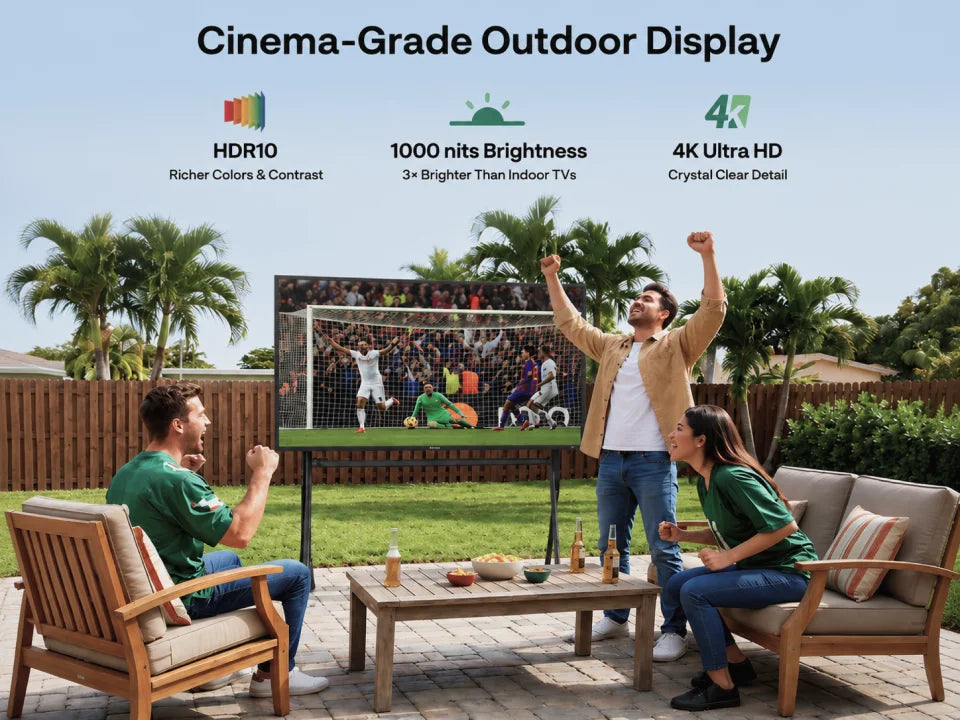 TV para Exterior QLED avanzada de 65" con Google - Deck Pro QLED 3.0 2026