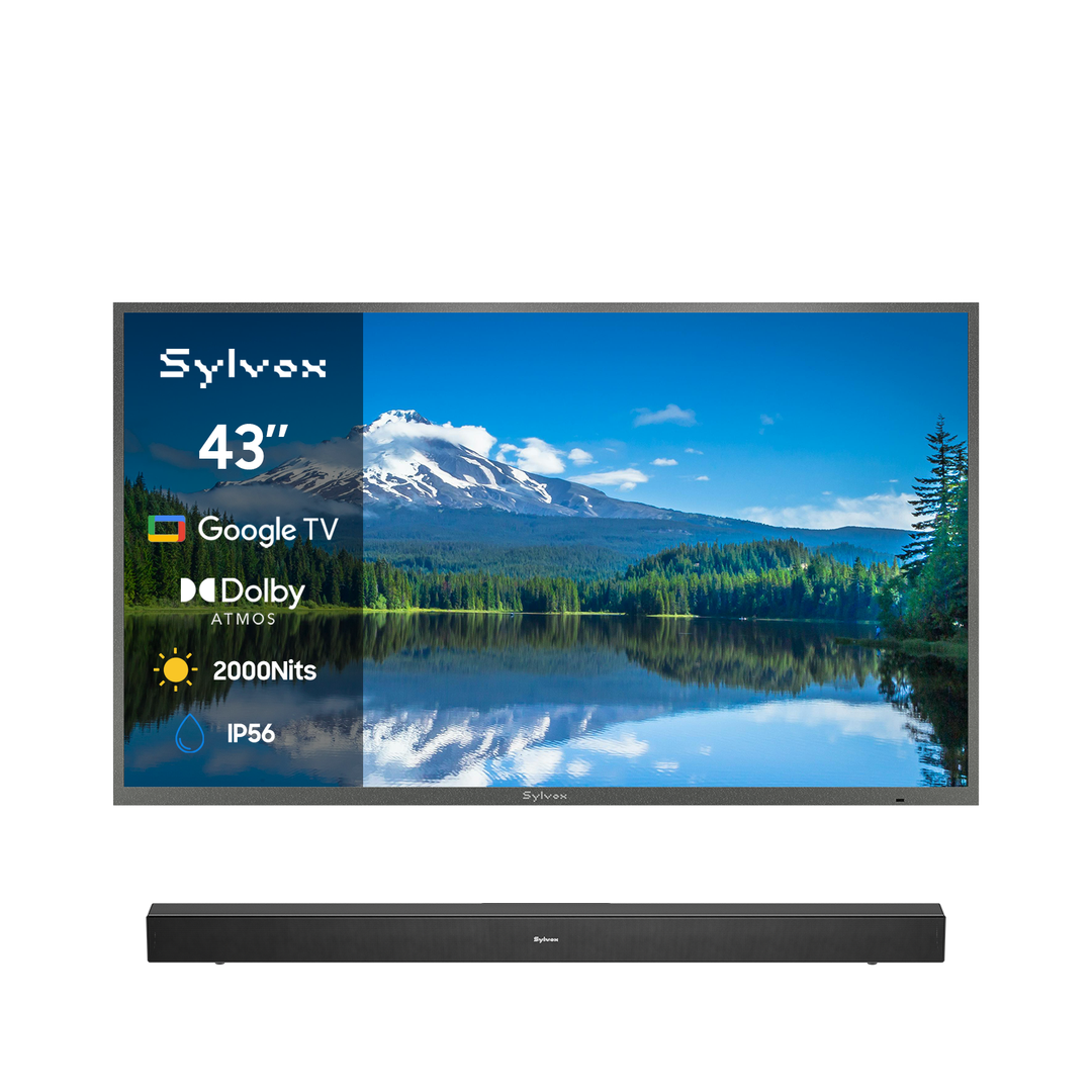 43" TV para exterior 2000Nit Google -2026 Pool Pro 3.0 Series
