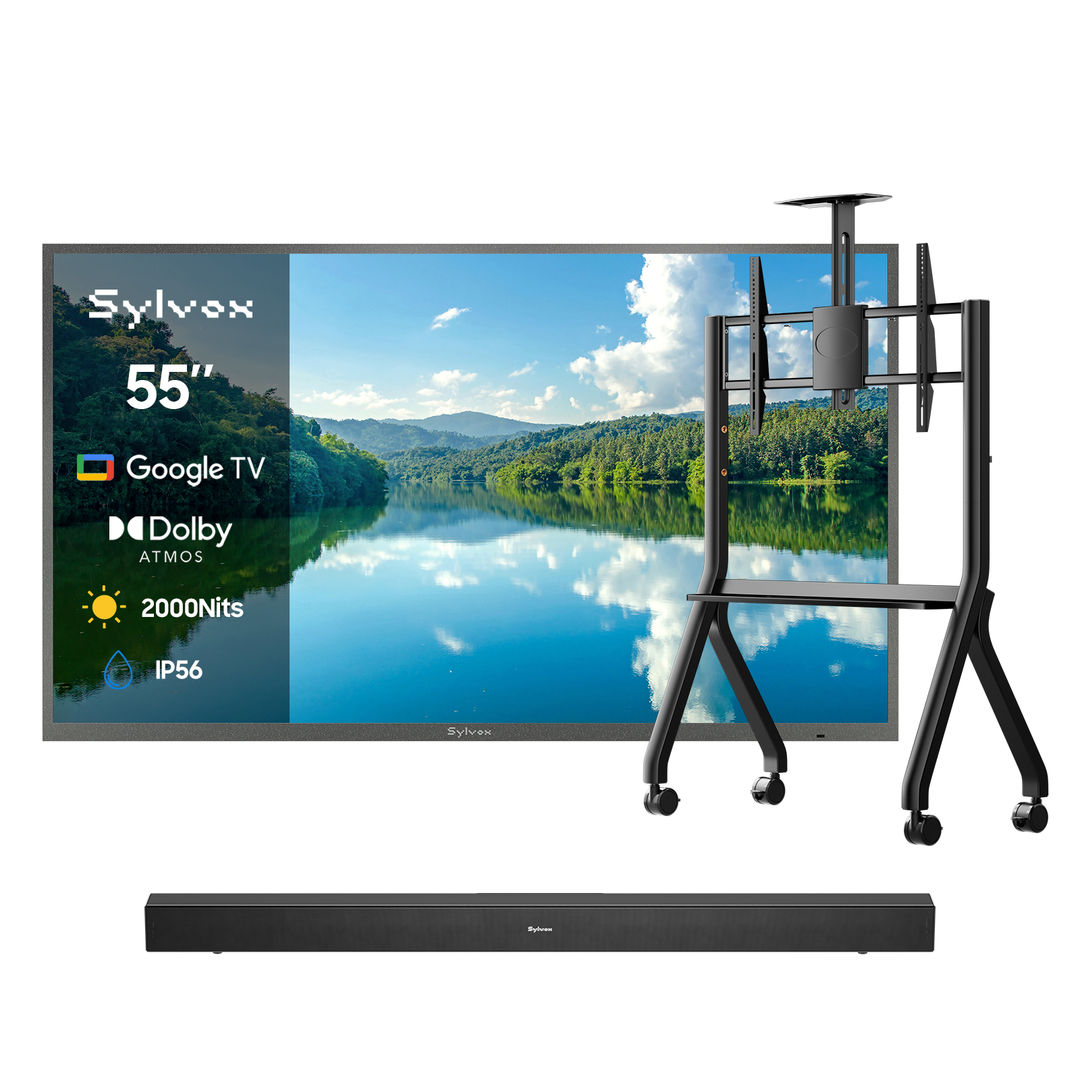 TV para Exterior de 55" con Google, 2000 Nit - Serie Pool Pro 3.0 2026