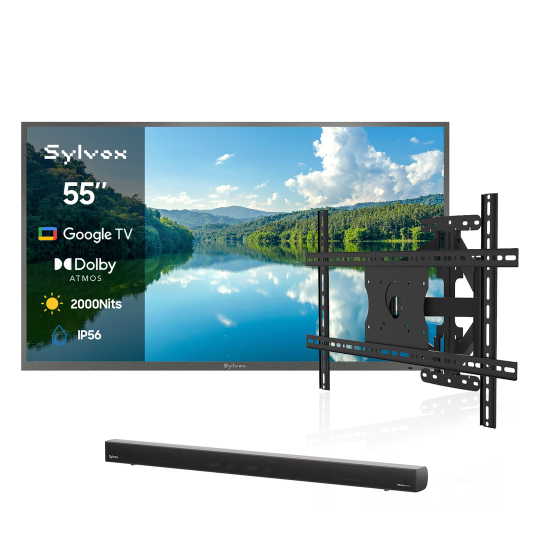 TV para Exterior de 55" con Google, 2000 Nit - Serie Pool Pro 3.0 2026