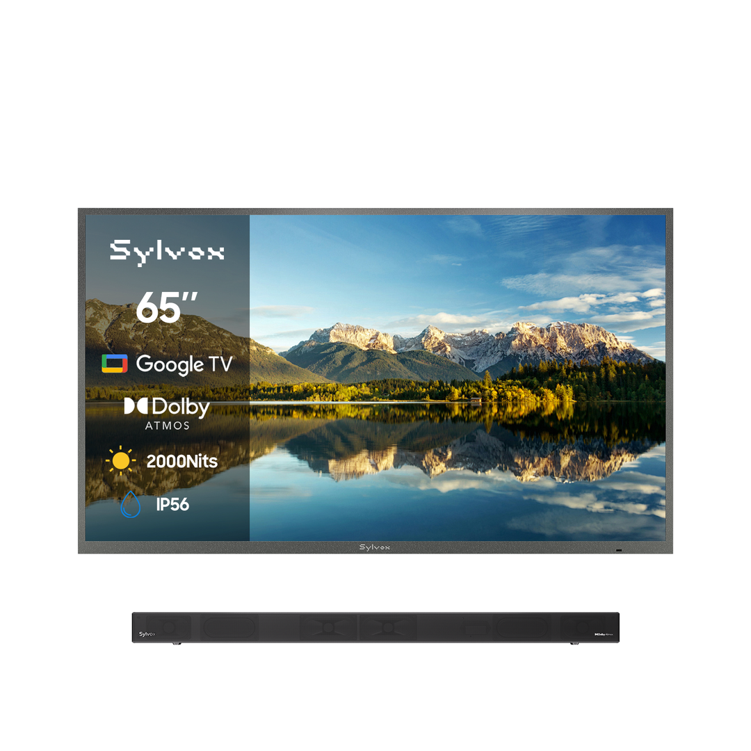 65" TV para exterior 2000Nit Google -2026 Pool Pro 3.0 Series