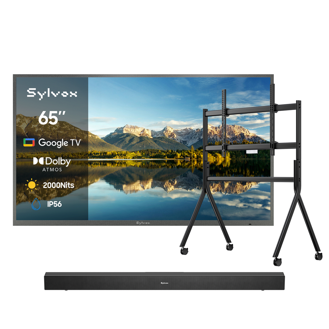 TV para Exterior de 65" con Google, 2000 Nit - Serie Pool Pro 3.0 2026