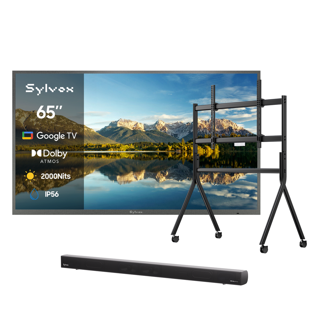 TV para Exterior de 65" con Google, 2000 Nit - Serie Pool Pro 3.0 2026
